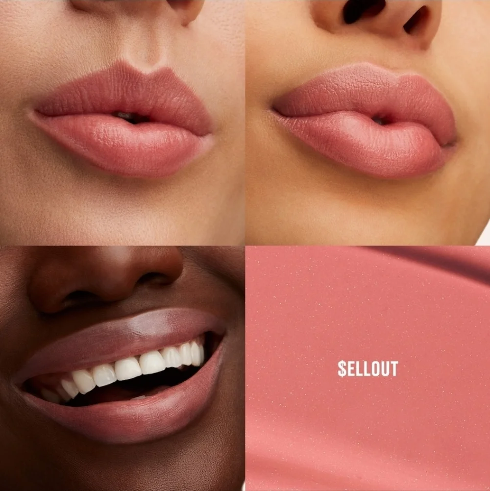 MAC LUSTREGLASS SHEER-SHINE LIPSTICK SELLOUT/pinky Nude With Silver Pearl. BNIB - Picture 2 of 7